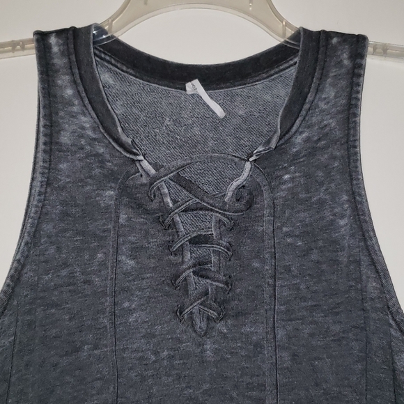 Lace front acid wash jersey dress 💥 - Picture 3 of 6